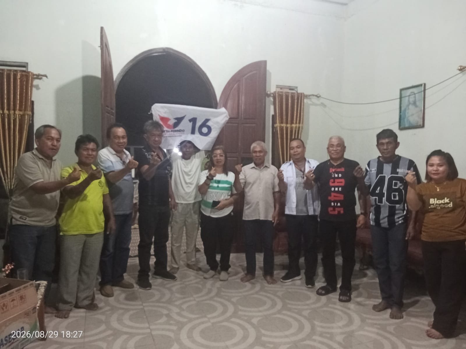 Terus Berbenah, Ketua Perindo Minsel James Marsel Koloay Turun Memenuhi Janji Kunjungan Dikecamatan