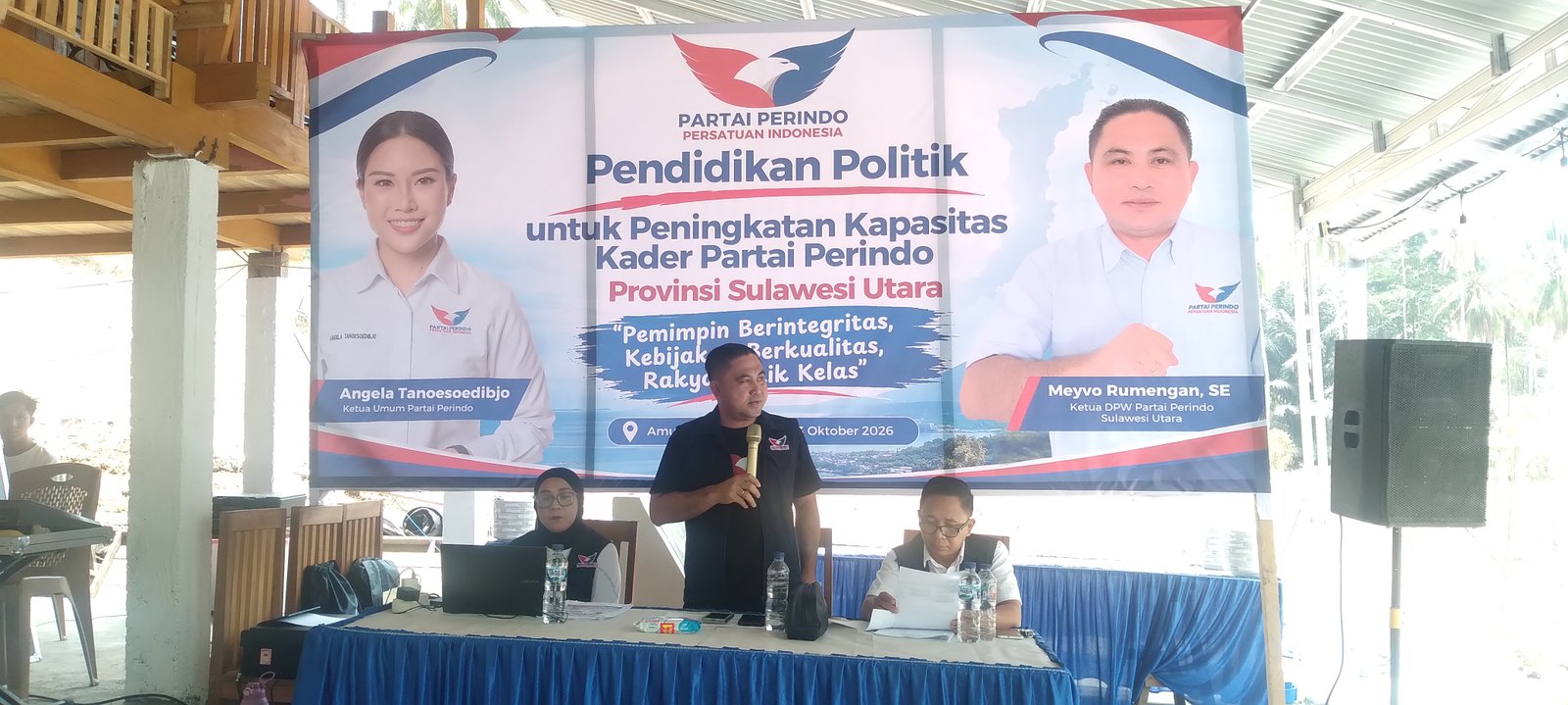 Jelang HUT Ke-12, Meyvo Rumengan Uji Kesetiaan Kader Perindo Sulut